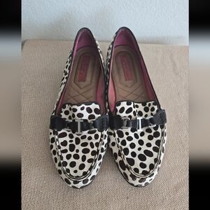 Isaac Mizrahi leopard print loafers Size 8.5